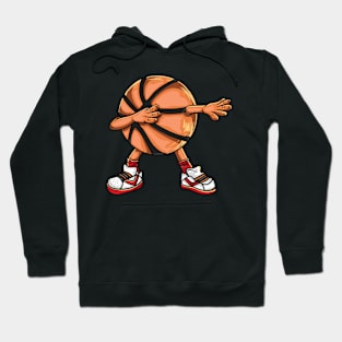 Dabbing Basketball Ball, Funny Basketball Dab Hoodie